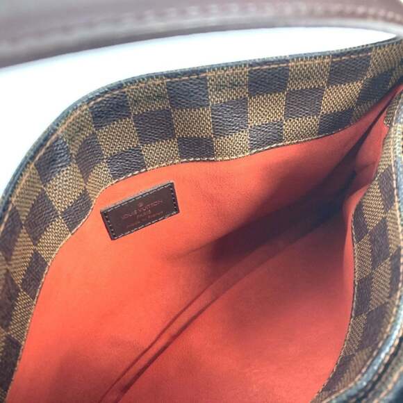 LOUIS VUITTON Authentic Brown Damier Canvas Shoulder Bag